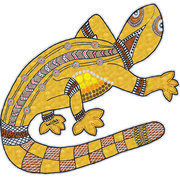 J10-44: Goanna Wooden Floor Puzzle