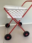Clothes Line, Pegs, Basket & Trolley