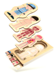 Five Layer Body Puzzle