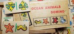 Ocean Animals Wooden Domino