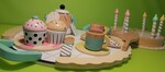 Tea and Cake Set - wooden