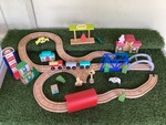 Wooden Railway Set