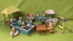 Bluey Ice-cream Cart, Pool & Park Playset