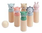 Wooden Animal Bowling Set