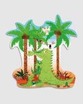 Crocodile Contour Puzzle
