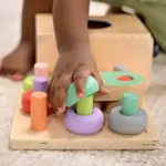 Colour Peg Sorting Board