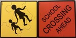 Safety Signs - 2 school crossing puzzles