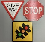 Common Road Signs - 3 puzzles