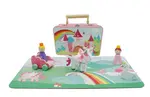 Unicorn Puzzle and Playset in a Tin