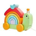 Wooden Pull Along Stacking Snail