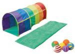 Rainbow Tunnel & Ball Kit - Sensory Exploration