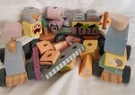 Wooden Stacking Train