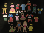 Magnetic Dress up dolls