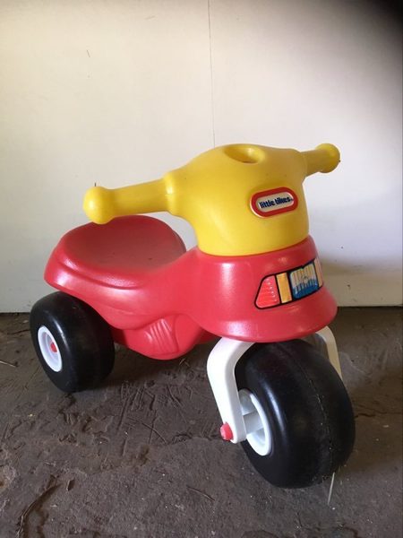 A6-107: Yellow & Red Bike