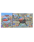 Cars: Book and 200 Piece Puzzle Set