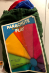 Parachute (7m, 24 handles) and book