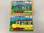 Electric Train Double Layer Puzzle