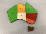 Australia Map Wooden Puzzle