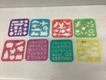 Tuppertoys Stencil Set