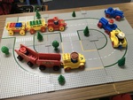 Duplo Car & Carriage Set