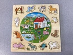 Wooden Farmhouse Puzzle