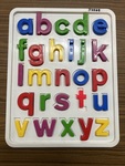 Plastic Alphabet Puzzle Board
