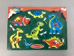 Wooden Dinosaur Peg Puzzle