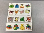 Four Wooden Peg Set Puzzles