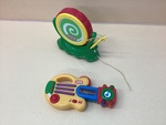 PopTunes Lil’ Rocker Guitar & Tap-a-Tune 2-in-1 Musical Snail