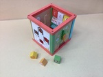 Multi-sided Wooden Activity Cube