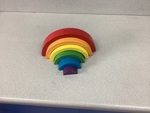 Wooden Rainbow Stacker