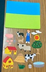 Farm felt board