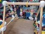 Wooden activity frame
