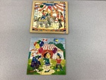 2 Layer Circus Wooden Jigsaw Puzzle