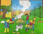 Garden Scene Floor Puzzle