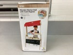 A477: Wooden Market Stall with Cash Register