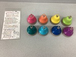 8 Note Rainbow Music Desk Bells