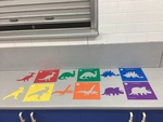 Dinosaur Stencil Set