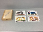 BePuzzled Eric Carle 1, 2, 3 to the Zoo 4-in-1 Wooden Jigsaw Puzzles