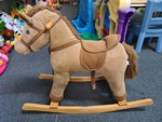 Brown rocking horse