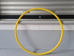 Yellow hulla hoop
