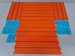 Hot Wheels track connectors set 1