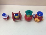 Roly Poly Clown, Humpty Dumpty Roller, Musical Apple Toy & Musical Jack-in-the-Box