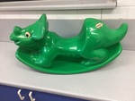 Rocking Green Triceratops