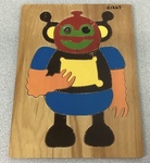 Wooden Robot Puzzle