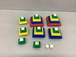 WEDGiTS Building Blocks Pyramid Puzzles