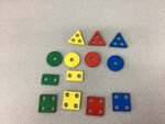 E886: Plastic Geometric Shape Toys