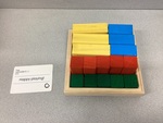 The Wooden Toys Company Coloured Wooden Blocks