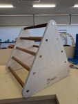 Wooden climbing triangle small pikler