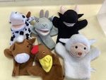 Animal hand puppets 